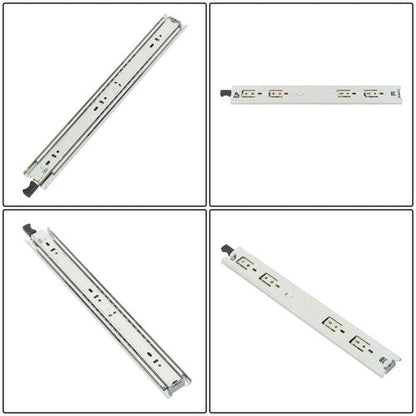 1 Pair 18 Inch 150 Lb Capacity Heavy Duty Locking Drawer Slides