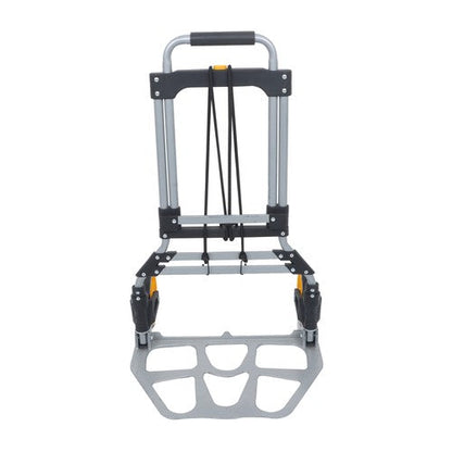 264Lb Capacity Alloy Steel Folding Trolley Heavy-Duty Luggage Trolley Cart