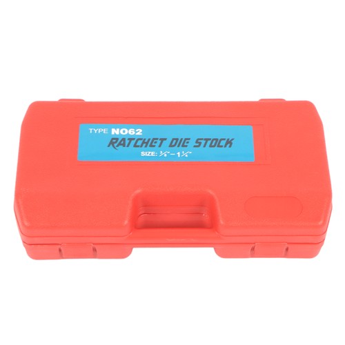Handheld Pipe Cutter Thread Tool Pipe Threader Ratchet Type With 5 Dies Set