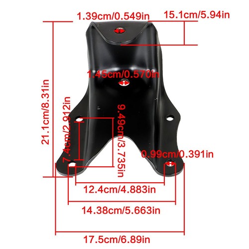 For Ford Bronco Sport 80-97 Rear Leaf Spring Rear Hanger Bracket & Shackle Kit