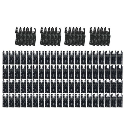 Quick Release Oscillating Tool Blades Professional Universal 100 Pcs 30-90mm