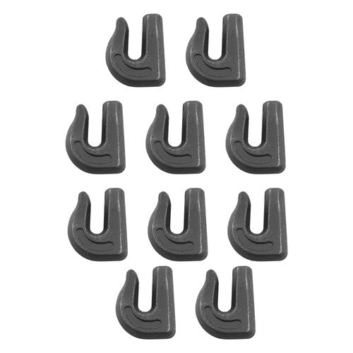 10 Pack 3/8" Weld On Grab Hook 6600lbs Heavy Duty G70 Forged Grab Chain Hooks