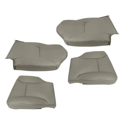 LH+RH Bottom & Top Leather Seat Cover For Dodge Ram 1500 2500 3500 1998-2002 NEW