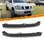 Front Headlight Molding Trim Fillers for 2004-2015 for Nissan Titan Armada