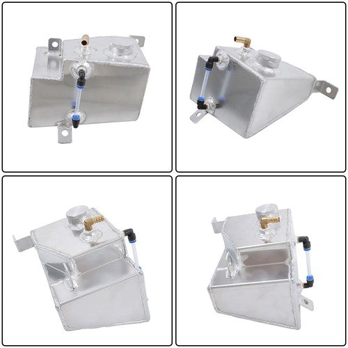 Aluminum Coolant Tank Expansion Recovery Overflow Can For Mazda Miata 1990-1997