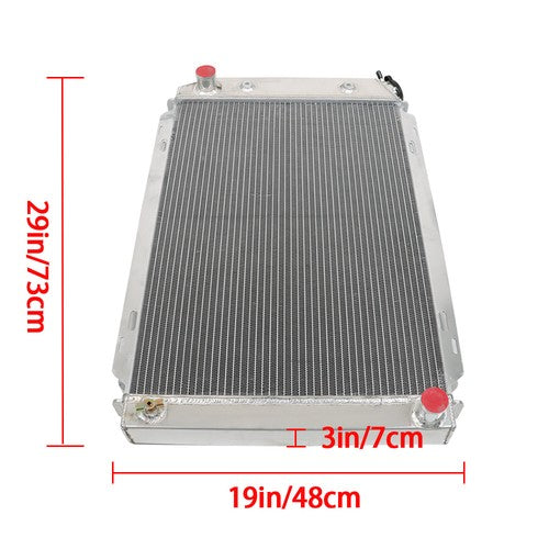 3 Row Full Aluminum Racing Radiator For Ford Mustang GT/LX AT/MT V6/V8 79 80-93