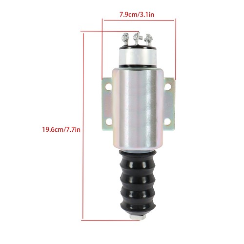 12V Shut Down Solenoid Shut Off Stop Solenoid Valve 2003 SA-3193-12 For Woodward