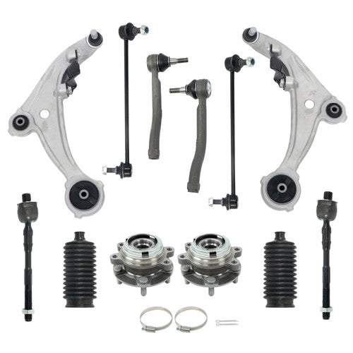 For Nissan Altima L4 2.5L 12PCS Front Lower Control Arm Suspension Kit 513294