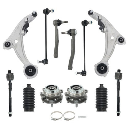 For Nissan Altima L4 2.5L 12PCS Front Lower Control Arm Suspension Kit 513294
