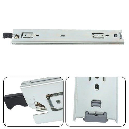 Heavy Duty 12 Inch Drawer Slides, 1 Pair, 150 lb Load Capacity, Side Mount