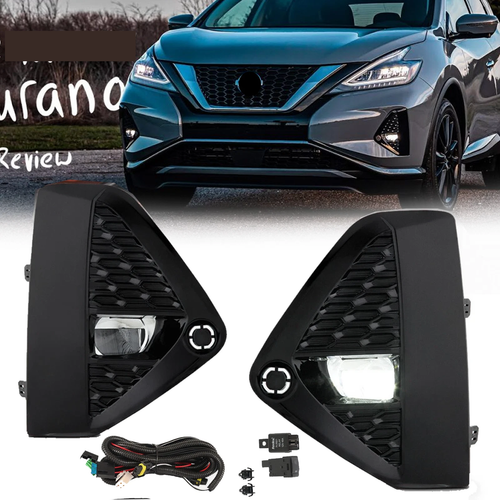 LED Bumper Fog Lights Driving Lamps Left+Right for 2019-2023 for Nissan Murano