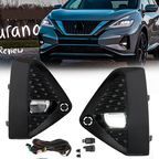 LED Bumper Fog Lights Driving Lamps Left+Right for 2019-2023 for Nissan Murano