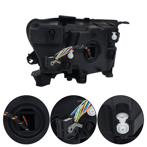 Left w/Animation w/o Leveling Headlight LED DRL For 21-22 Jeep Grand Cherokee