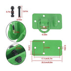 2 Pack Grade 70 Tractor Bucket Hooks w/ Tie Down Ring For Tractor Bucket RV UTV