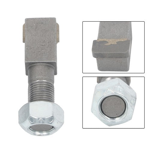 10Pcs Threaded Stump Grinder Teeth For Bradco Shaver Ashland Baumalight 2-7/8"