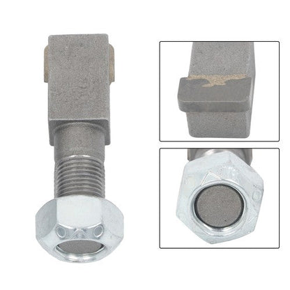 10Pcs Threaded Stump Grinder Teeth For Bradco Shaver Ashland Baumalight 2-7/8"