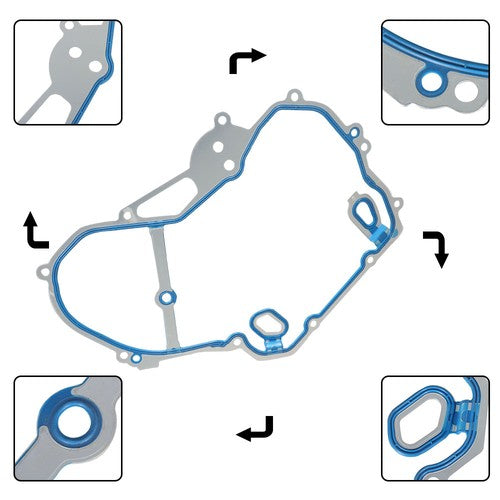 JV5068 New Timing Cover Gasket Set For Chevrolet 2006-17 Buick 10-17 2.4L L4