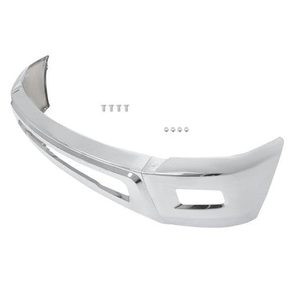 Chrome Split Front Bumper Without Sensor Hole For Dodge RAM 2500 3500 2010-2018