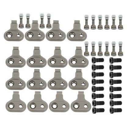 Stump Grinder Teeth & Pocket Kit 16 Teeth + 2-1/4" Bolts -For BARRETO SG30 Type