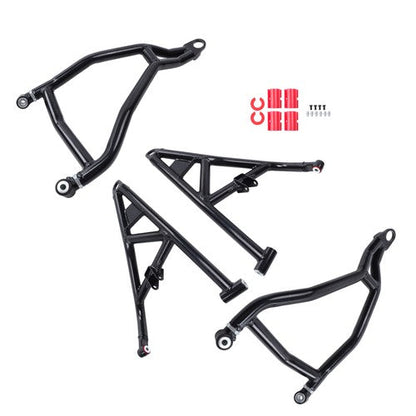 Black High Clearance Steel A-Arms Set 2014 + for Polaris RZR XP 4 1000 Turbo