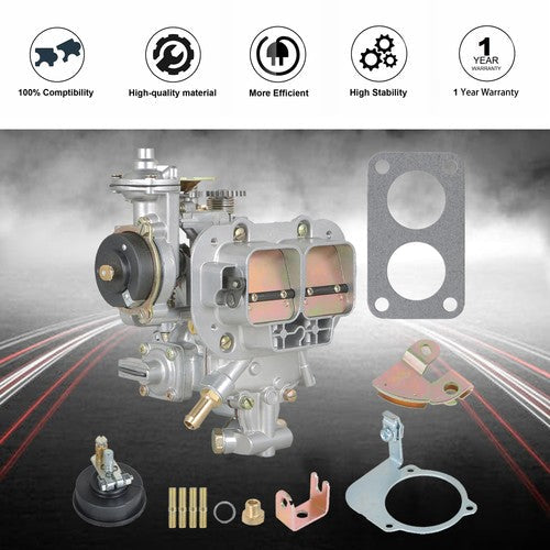 FIT For Fiat Renault Ford VW Dodge Toyota Pickup Jeep Carburetor 38*38 2 Barrel