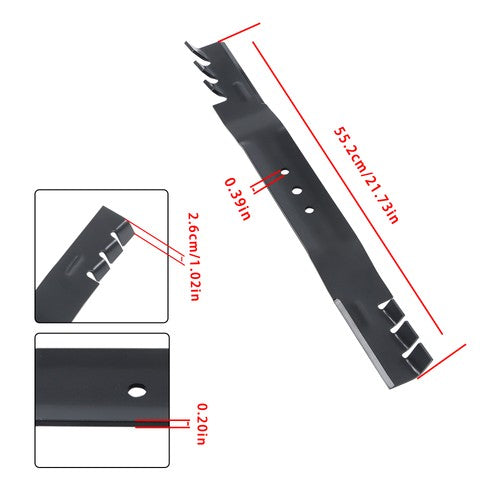 131-4547-03 108-9764-03 Fit For Toro 20009 22'' Deck 2 Pcs Lawn Mower Blades