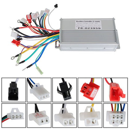 24/36V 500W DC Electric Bicycle Scooter Brushless Motor Speed Controller USA