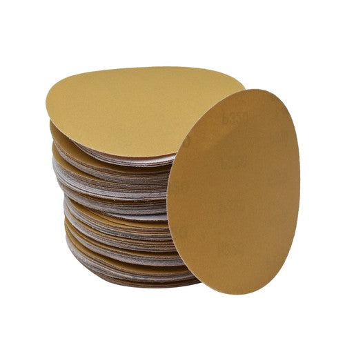 100 Pack 5 Inch 240 Grit Hook Loop Pads Sanding Discs NO-Hole Sand Paper