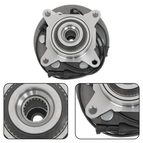 Wheel Hubs Bearing Front 1Pc For Ford Expedition Lincoln Navigator 2000-2006 4WD