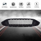 Front Honeycomb Trim Black Plastic Grille Grill For Ford Fusion 2017 2018