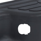 Step Rear Bumper Without Sensor Hole Black Steel Fit For Chevrolet S10 1998-2004