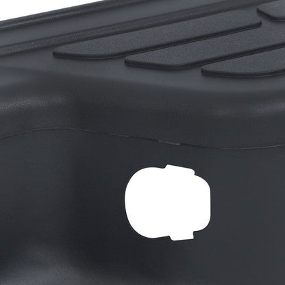 Step Rear Bumper Without Sensor Hole Black Steel Fit For Chevrolet S10 1998-2004