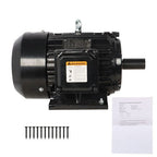 5HP 3 Phase Electric Motor 1800 RPM 184T Frame TEFC 230/460 Volt Severe Duty New