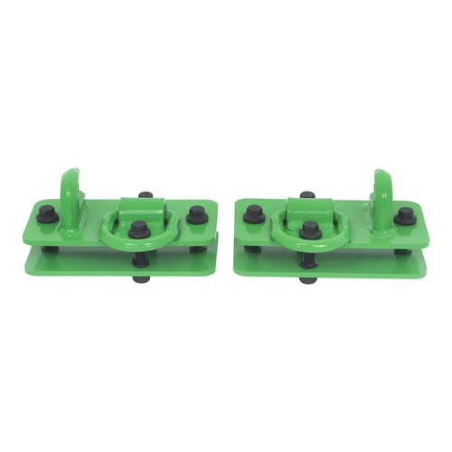 2 Pack Grade 70 Tractor Bucket Hooks w/ Tie Down Ring For Tractor Bucket RV UTV