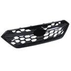 Gloss Black Plastic Honeycomb Front Bumper Upper Grille For Subaru WRX 2022-2024