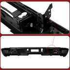 Black Rear Step Bumper for 2014-2018 for Chevy Silverado for Sierra 1500