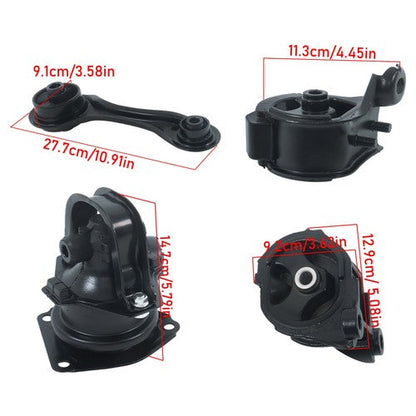A6519,A6512 4x Engine Motor Trans Mount For Honda Accord 2.2L 1990-1993 Auto