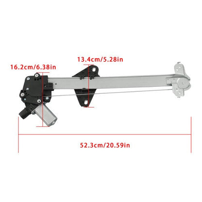 751-623 Rear Left Window Regulator w/ Motor with 2 Pins For Honda Fit 2009-2014