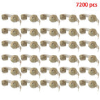 1-3/4" × 0.12" Coil Roofing Nail Galvanized 3/8" Head Diameter 15 Degree 7200Pcs