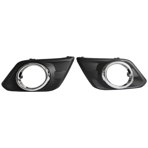 Pair For 2014 2015 2016 Nissan Rogue Clear Fog Lights Lamp w/Bulb +Switch +Bezel