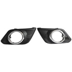 Pair For 2014 2015 2016 Nissan Rogue Clear Fog Lights Lamp w/Bulb +Switch +Bezel