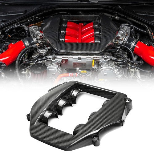 Real Carbon Fiber Engine Hood Cover for 2008-2022 for Nissan GT-R R35 GTR