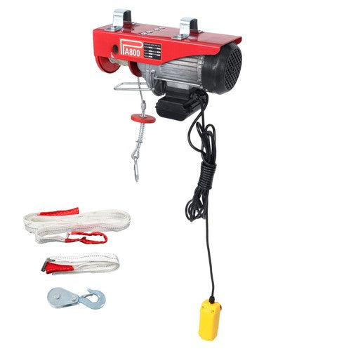 1760lbs Wired Remote Control Winch Overhead Crane Electric Wire Hoist