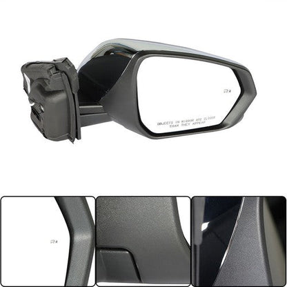 RH Side Mirror Blind Spot Signal Light Chrome 8Pin For Equinox 2018-2022
