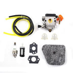 For KM90 KM90R KM110 KM100 KM130 KM130R SP-90 Trimmer Carb Air Fuel Filter