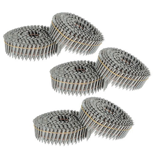 Full Round-Head Hot-Dipped Galvanized 3600× 1-1/4"× 0.092" Ring Coil Siding Nail