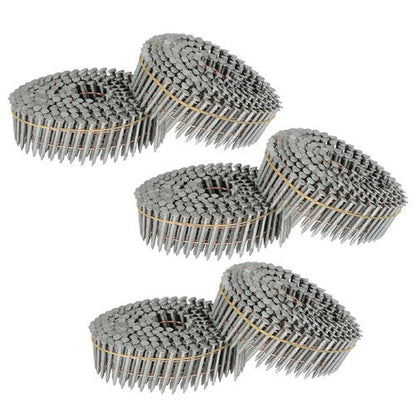 Full Round-Head Hot-Dipped Galvanized 3600× 1-1/4"× 0.092" Ring Coil Siding Nail