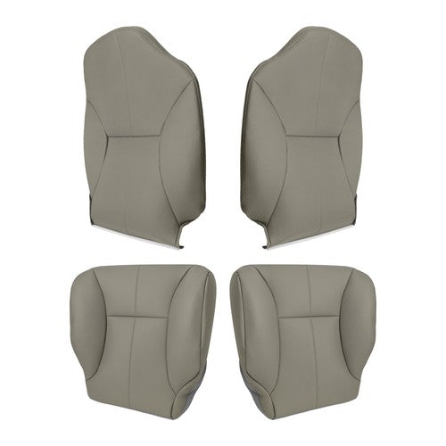 LH+RH Bottom & Top Leather Seat Cover For Dodge Ram 1500 2500 3500 1998-2002 NEW