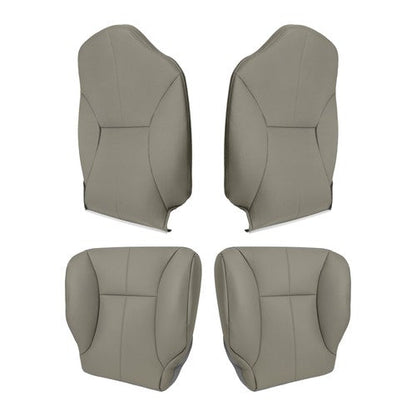 LH+RH Bottom & Top Leather Seat Cover For Dodge Ram 1500 2500 3500 1998-2002 NEW