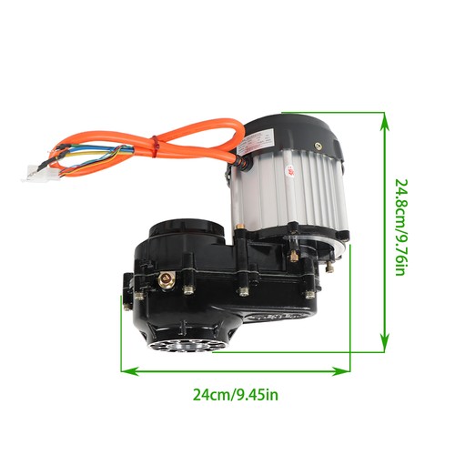 48V 1000W Brushless Differential Motor For ATV Trike Go Kart Lawn Mower Tricycle